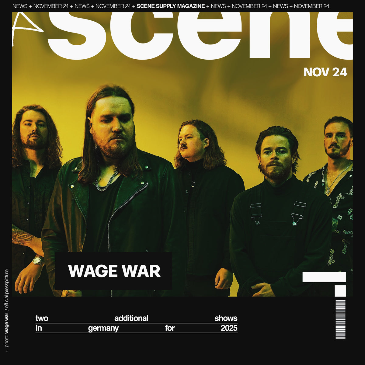 Wage War - two additional shows in Germany for 2025