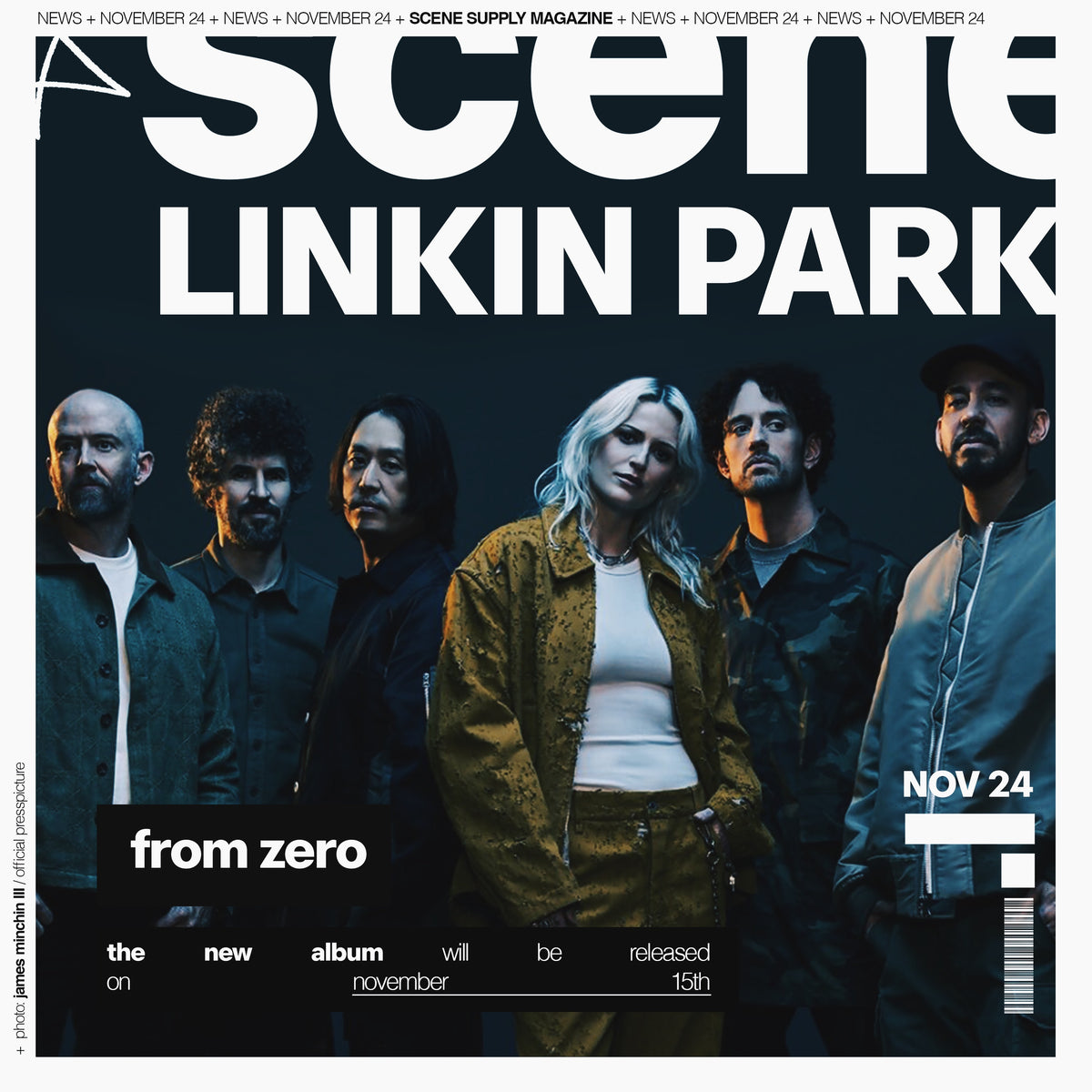 Linkin Park - "From Zero" will be released Nov 15th