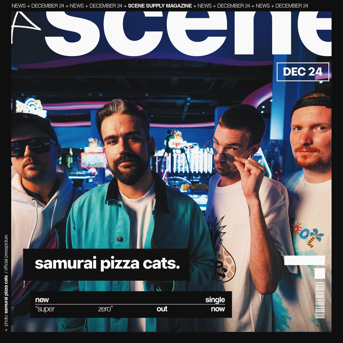 Samurai Pizza Cats - New Single "Super Zero" out now