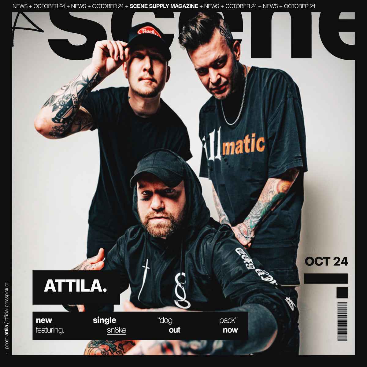 Attila - with new single "Dog Pack" feat. Sn8ke