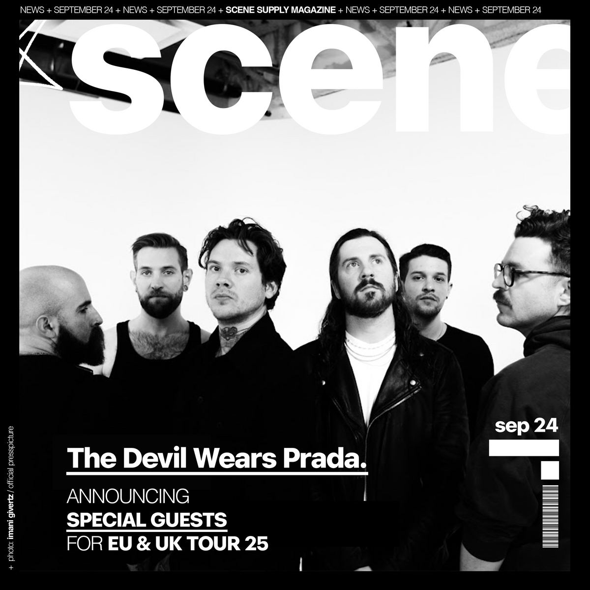 The Devil Wears Prada - Announcing Special Guests for EU / UK Tour 25